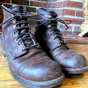 Red Wing Iron Ranger Boots, Amber Harness leather, 8111